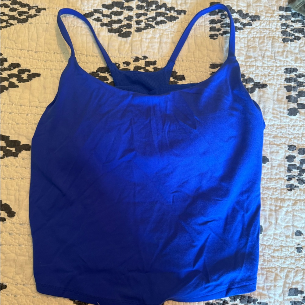 Target, all in motion blue tank. Size medium
